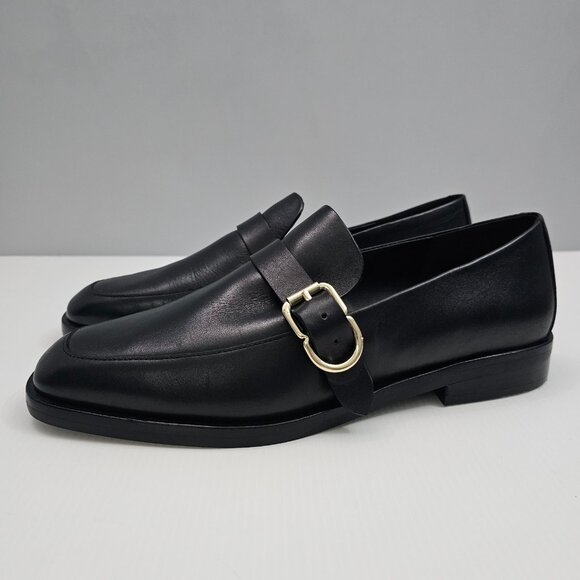 NEW 3.1 Phillip Lim Alexa Monkstrap Loafer Womens EU 40 Black Leather Designer - Picture 1 of 14